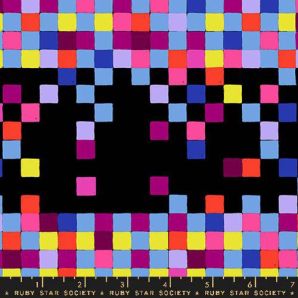 Ruby Star Society Glow Garden Pixels - Black
