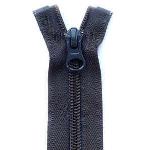 YKK Reißverschluss teilbar, Kunststoffspirale Natulon® - Braun - 50cm