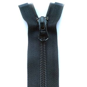 YKK Reißverschluss teilbar, Kunststoffspirale Natulon® - Schwarz - 66cm