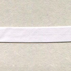 Schrägband Polyestermix 20mm - Weiß