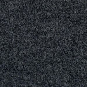 Schurwolle-Fleece - Dunkelgrau meliert