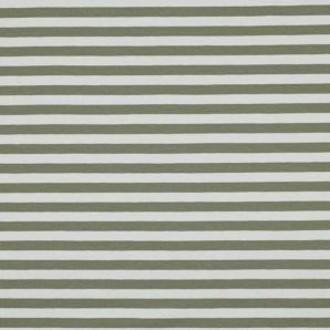 Jersey Spring Stripe - Hellgrün/Weiß