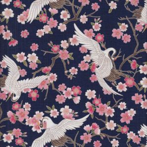 Tsuru Sakura - Dunkelblau