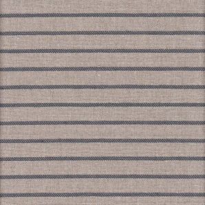 Überbreiter Vorhang Stoff Streifen Rope - Natur/Grau