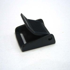 Verstellschnalle klick 2,4cm - Schwarz