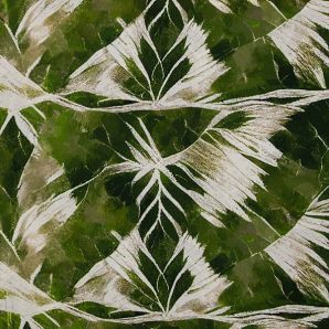 Viskose Crepe Blätterdach - Grün