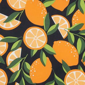 Wachstuch Lemon - Orange