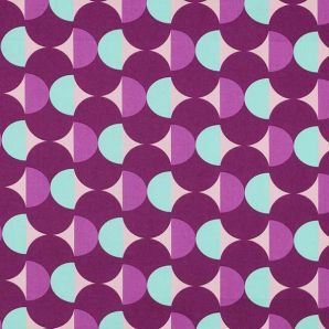 Wachstuch Retro Waves - Purple