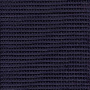 Waffelpiqué - Dunkelblau
