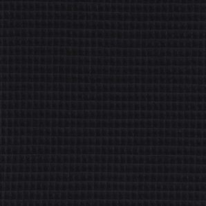 Waffelpiqué - Schwarz