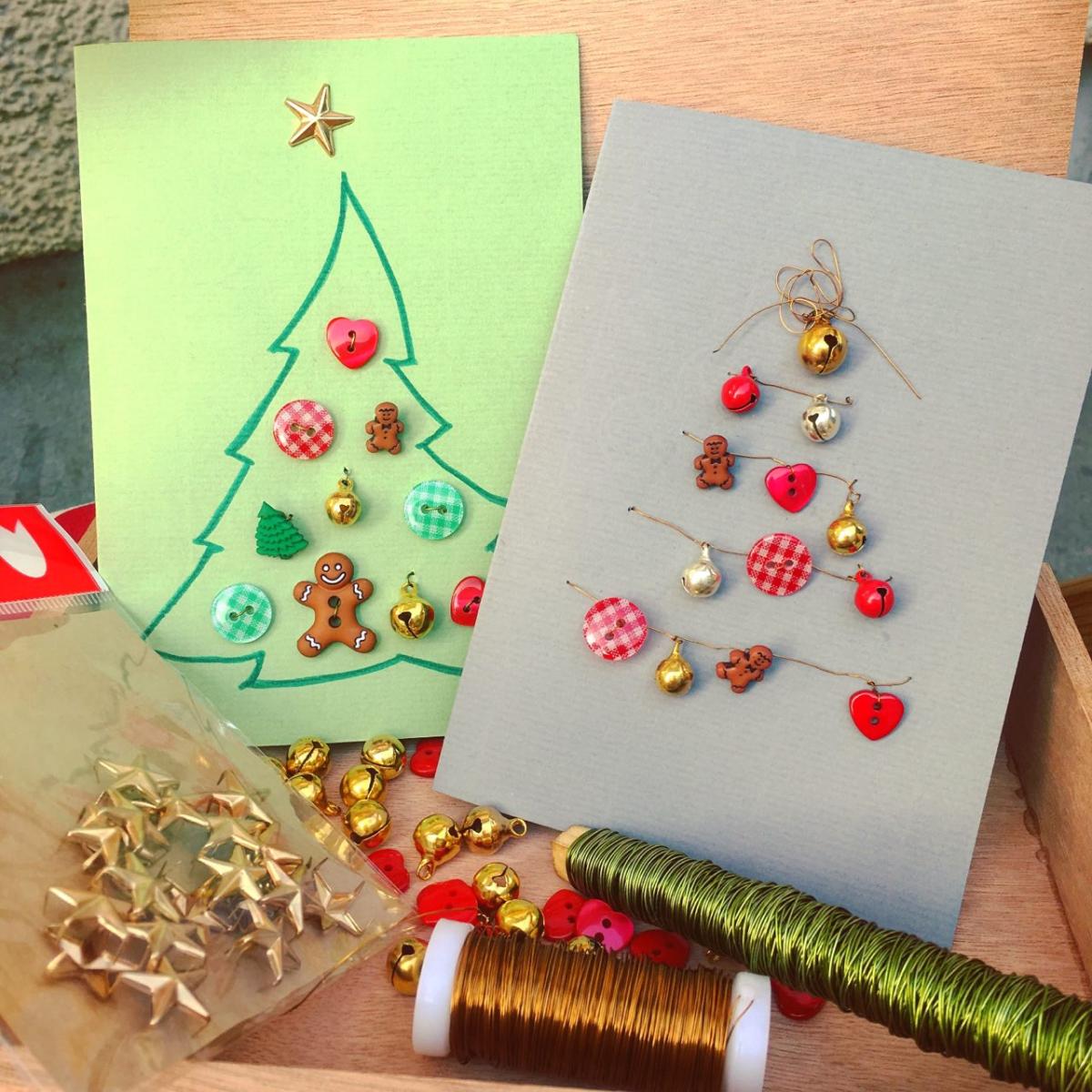 Weihnachtliche Grußkarten