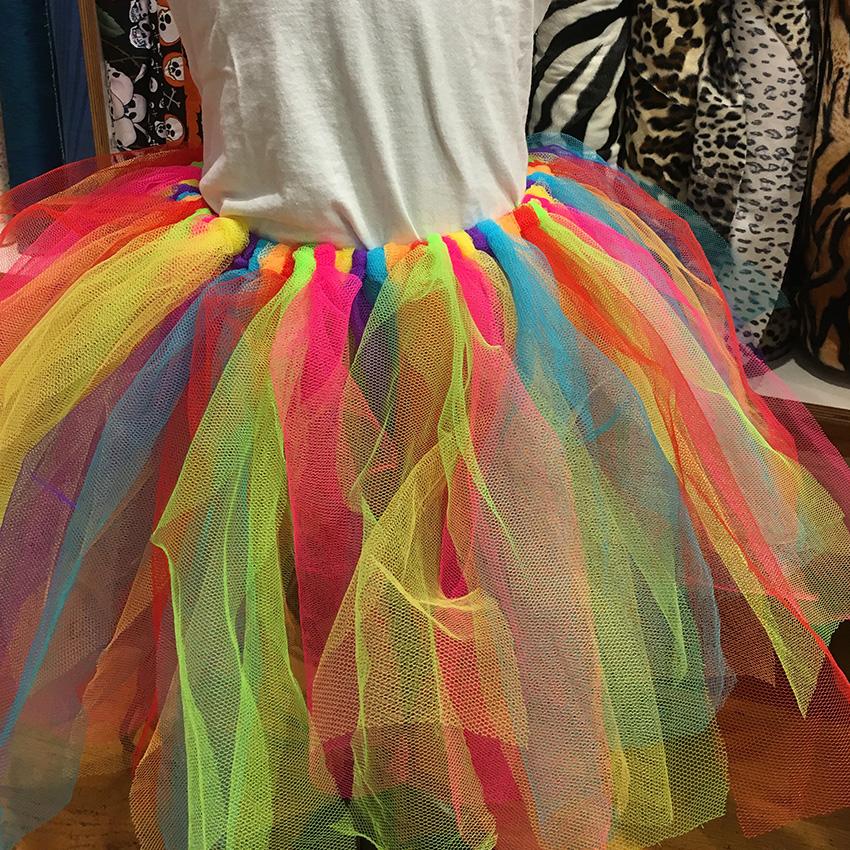 Ein Regenbogen Tüllrock ohne Nähen!