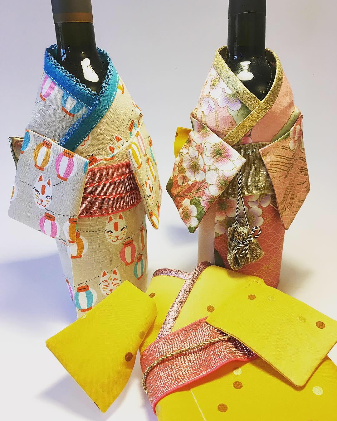 witzig und schnell genäht: der Flaschen Kimono