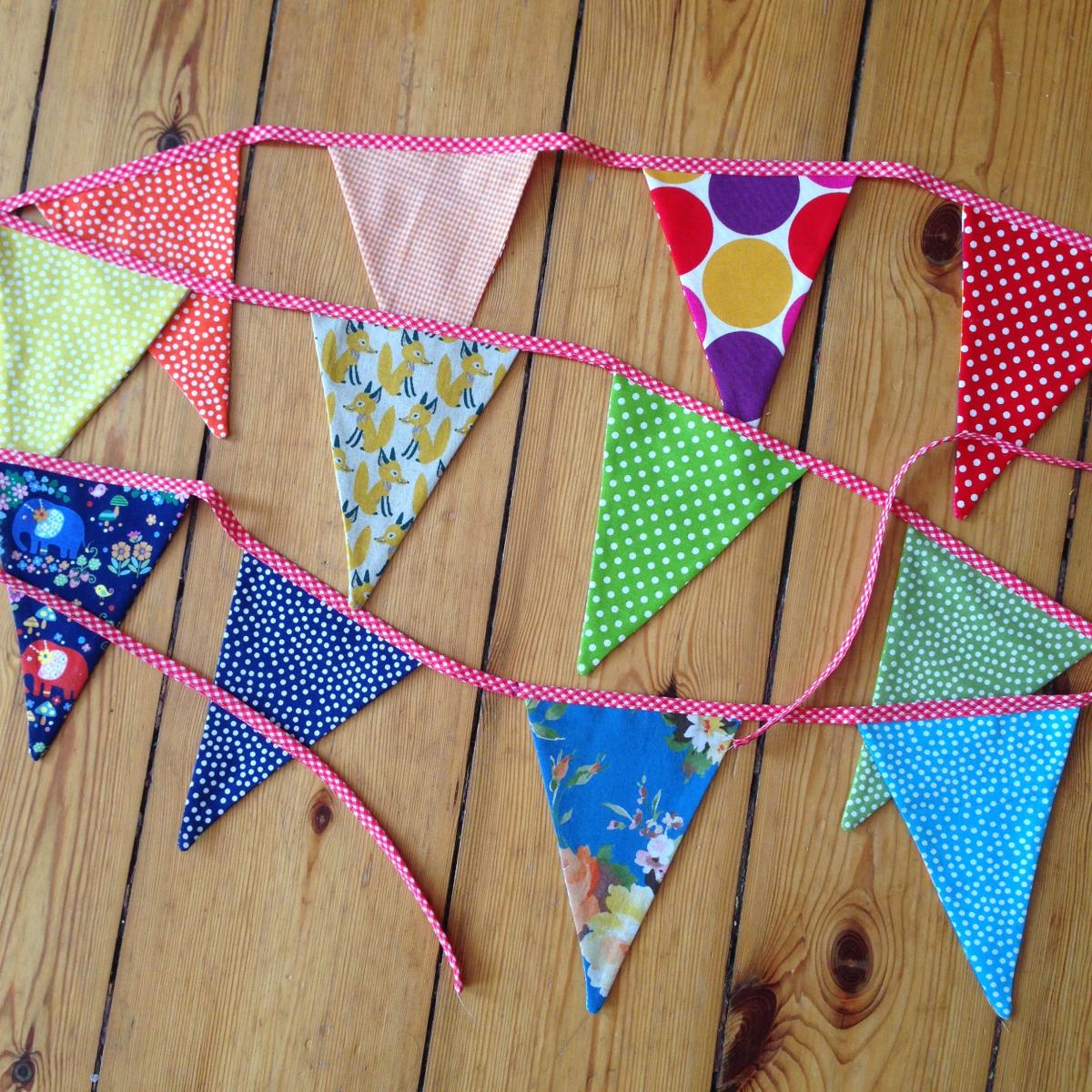 Wimpelkette selbstgemacht!