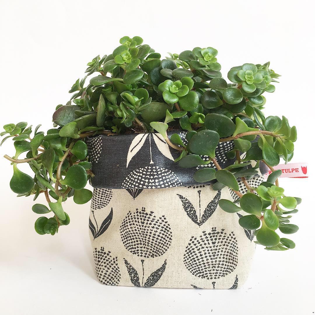 Übertopf / Stoffkörbchen schnell genäht!