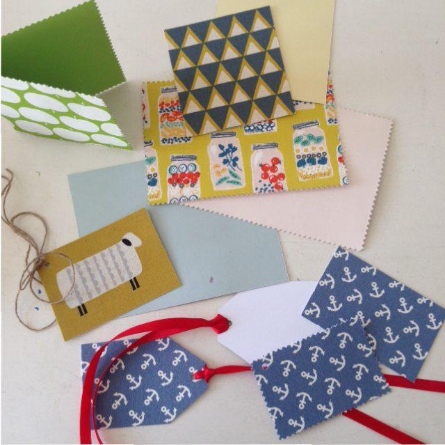 Karten & Schilder aus Stoff