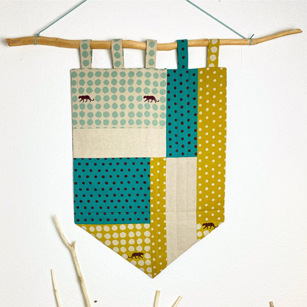 Deko Idee "Wallhanger" im Patchwork Stil